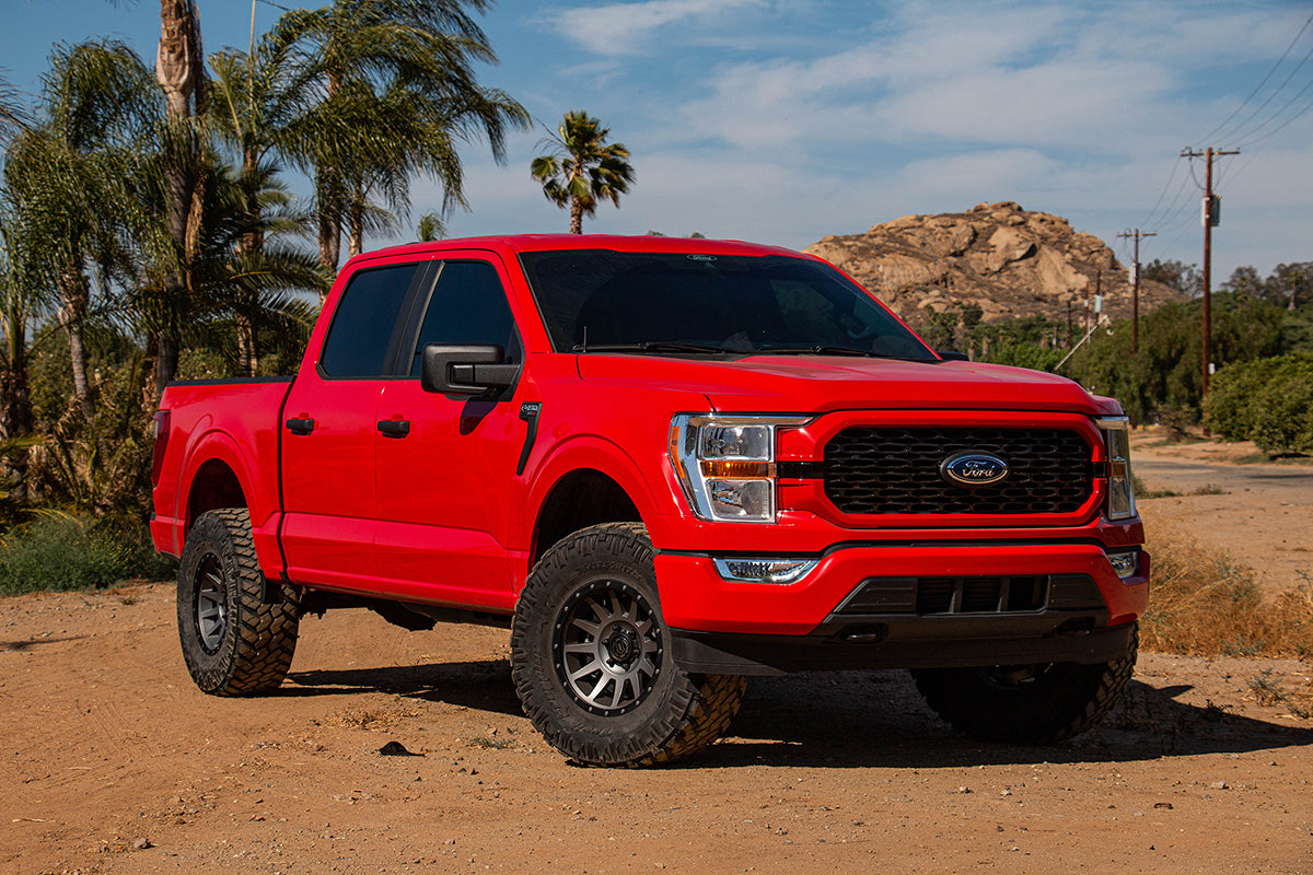 ICON 2021-2023 Ford F-150 2WD, 0-3" Lift, Front, V.S. 2.5 Series Coilovers, Remote Reservoir w/ CDEV, Pair