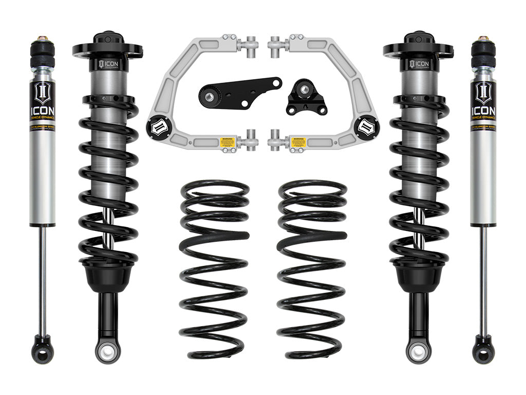 ICON 2024 Toyota Tacoma 1.25-3" Lift, Stage 2 Suspension System, Billet, Overland Rear Springs