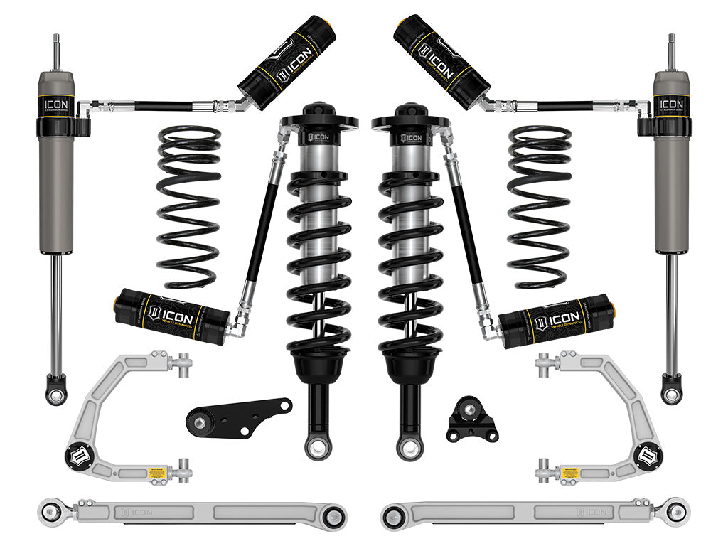 ICON 2024 Toyota Tacoma 1.25-3" Lift, Stage 7 Suspension System, Billet, Overland Rear Springs