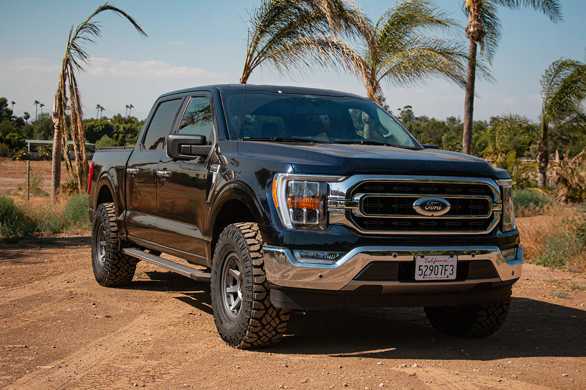 ICON 2021-2024 Ford F-150 4WD, 0-2.75" Lift, Front, V.S. 2.5 Series Coilovers, Remote Reservoir w/ CDEV, Pair