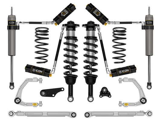 ICON 2024 Toyota Tacoma 1.25-3" Lift, Stage 8 Suspension System, Billet, Overland Rear Springs