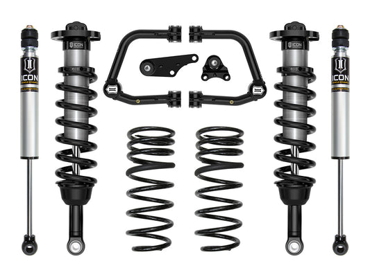 ICON 2024 Toyota Tacoma 1.25-3" Lift, Stage 2 Suspension System, Tubular, Overland Rear Springs