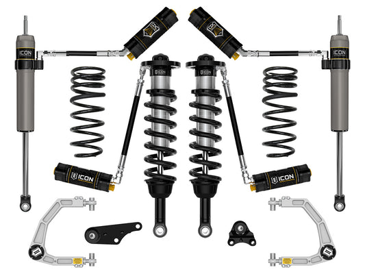 ICON 2024 Toyota Tacoma 1.25-3" Lift, Stage 5 Suspension System, Billet, Overland Rear Springs