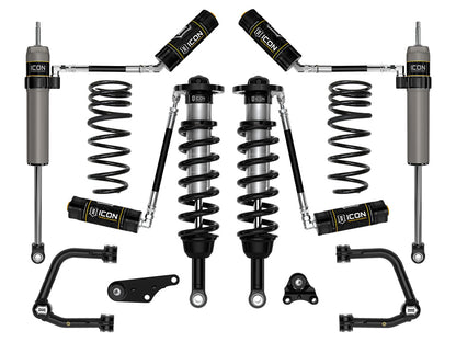 ICON 2024 Toyota Tacoma 1.25-3" Lift, Stage 4 Suspension System, Tubular, Overland Rear Springs