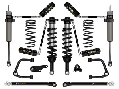 ICON 2024 Toyota Tacoma 1.25-3" Lift, Stage 7 Suspension System, Tubular, Overland Rear Springs