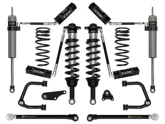 ICON 2024 Toyota Tacoma 1.25-3" Lift, Stage 7 Suspension System, Tubular, Overland Rear Springs