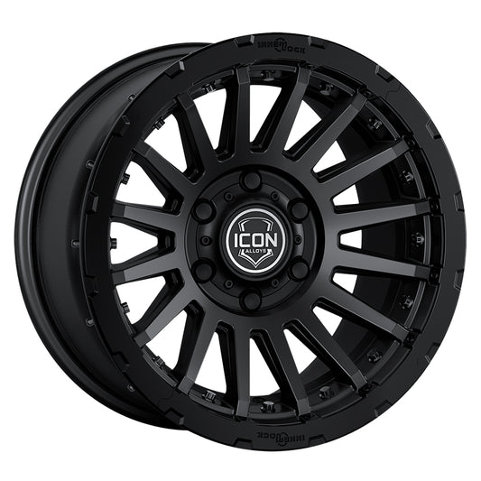 ICON Alloys Recon Pro, Satin Black, 18 x 9 / 6 x 5.5, 40mm Offset, 6.6" BS