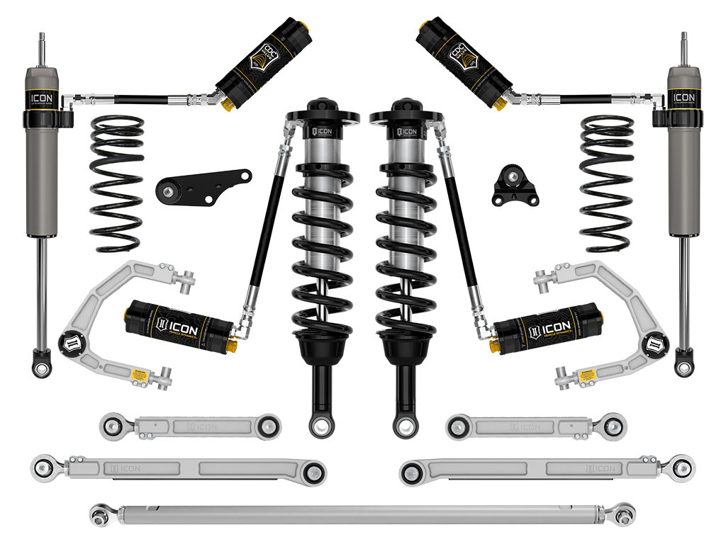 ICON 2024 Toyota Tacoma 1.25-3" Lift, Stage 11 Suspension System, Billet, Overland Rear Springs