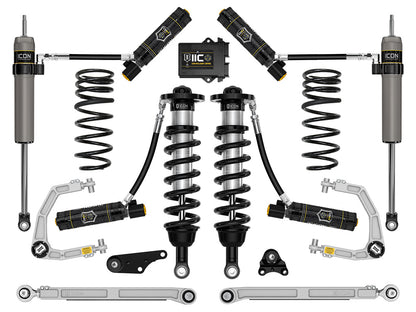 ICON 2024 Toyota Tacoma 1.25-3" Lift, Stage 10 Suspension System, Billet, Overland Rear Springs