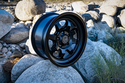 ICON Alloys Nuevo, Satin Black, 17 x 8.5 / 6 x 5.5, 25mm Offset, 5.75" BS