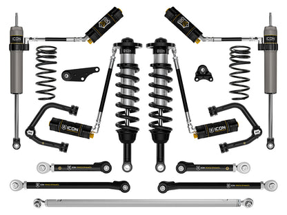 ICON 2024 Toyota Tacoma 1.25-3" Lift, Stage 11 Suspension System, Tubular, Overland Rear Springs