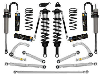 ICON 2024 Toyota Tacoma 1.25-3" Lift, Stage 12 Suspension System, Billet, Overland Rear Springs