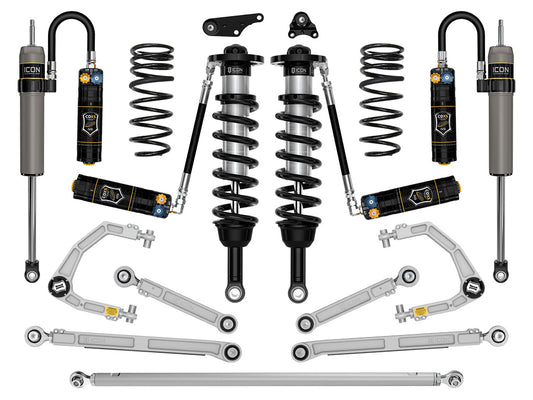ICON 2024 Toyota Tacoma 1.25-3" Lift, Stage 12 Suspension System, Billet, Overland Rear Springs