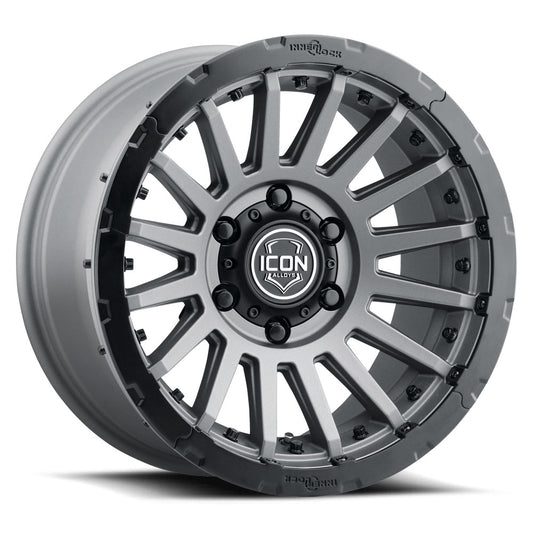 ICON Alloys Recon Pro, Charcoal, 18 x 9 / 6 x 5.5, 40mm Offset, 6.6" BS
