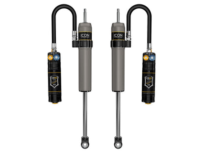 ICON 2024 Toyota Tacoma, 0-1 Lift, Rear, V.S. 2.5 Aluminum Series, Remote Reservoir Shocks w/ CDXS, Pair