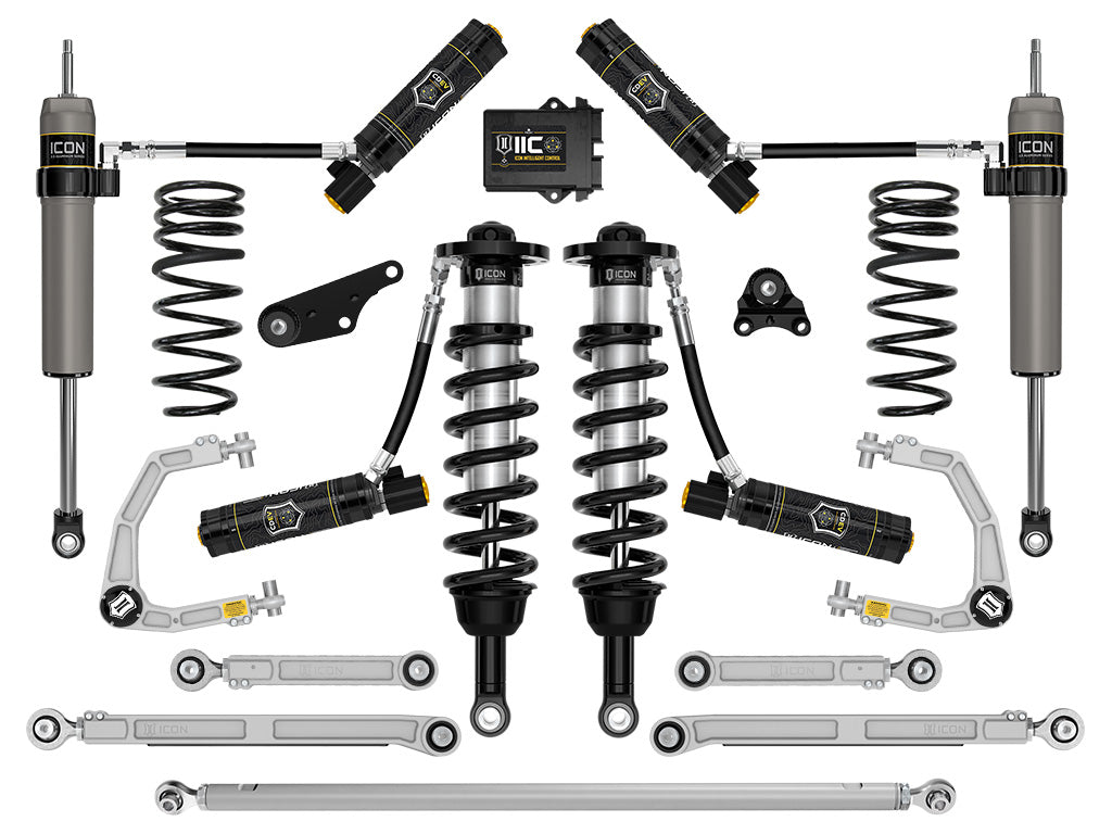 ICON 2024 Toyota Tacoma 1.25-3" Lift, Stage 13 Suspension System, Billet, Overland Rear Springs