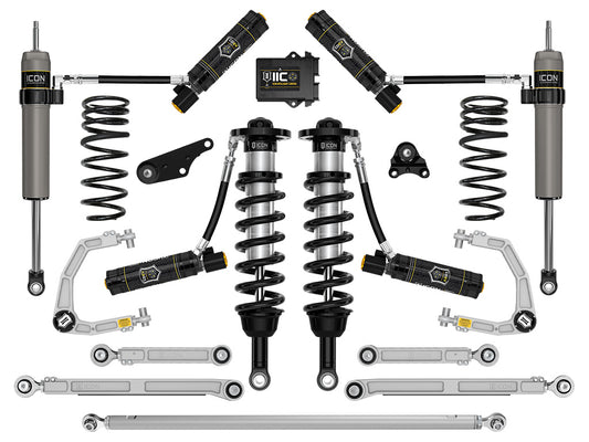 ICON 2024 Toyota Tacoma 1.25-3" Lift, Stage 13 Suspension System, Billet, Overland Rear Springs