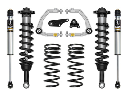 ICON 2024 Toyota Tacoma 1.25-3" Lift, Stage 2 Suspension System, Billet, Overland Rear Springs