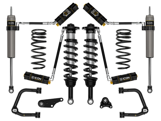 ICON 2024 Toyota Tacoma 1.25-3" Lift, Stage 5 Suspension System, Tubular, Overland Rear Springs