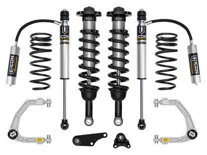 ICON 2024 Toyota Tacoma 1.25-3" Lift, Stage 3 Suspension System, Billet, Overland Rear Springs