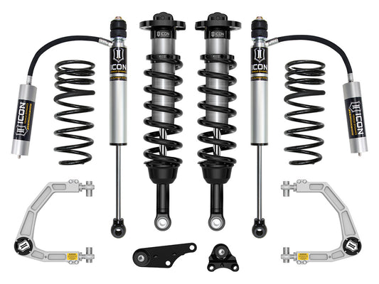 ICON 2024 Toyota Tacoma 1.25-3" Lift, Stage 3 Suspension System, Billet, Overland Rear Springs