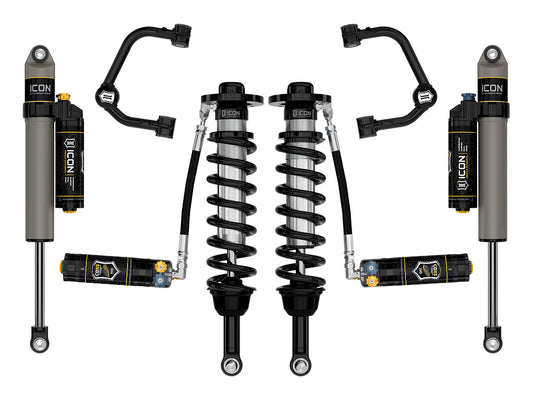 ICON 2021-2024 Ford F-150 Tremor, 2.5-3" Lift, Stage 4 Suspension System, Tubular, CDXS
