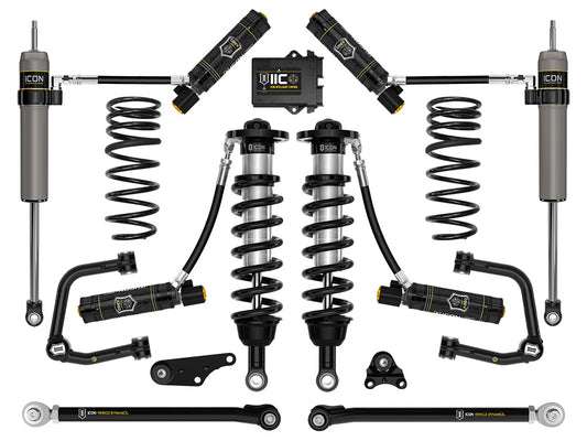 ICON 2024 Toyota Tacoma 1.25-3" Lift, Stage 10 Suspension System, Tubular, Overland Rear Springs