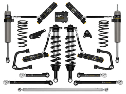 ICON 2024 Toyota Tacoma 1.25-3" Lift, Stage 13 Suspension System, Tubular, Overland Rear Springs
