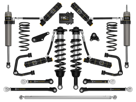 ICON 2024 Toyota Tacoma 1.25-3" Lift, Stage 13 Suspension System, Tubular, Overland Rear Springs