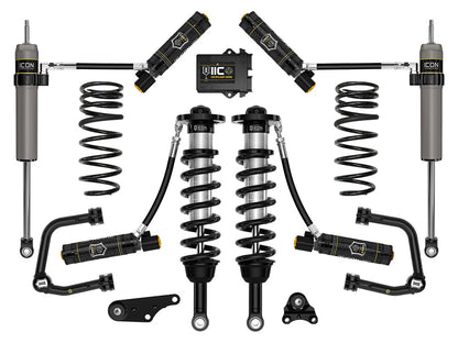 ICON 2024 Toyota Tacoma 1.25-3" Lift, Stage 6 Suspension System, Tubular, Overland Rear Springs