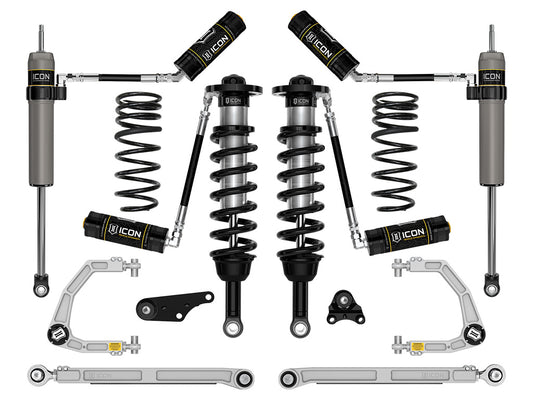 ICON 2024 Toyota Tacoma 1.25-3" Lift, Stage 7 Suspension System, Billet, Overland Rear Springs