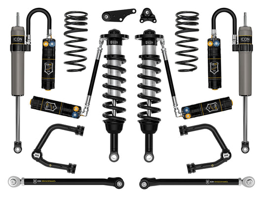 ICON 2024 Toyota Tacoma 1.25-3" Lift, Stage 9 Suspension System, Tubular, Overland Rear Springs