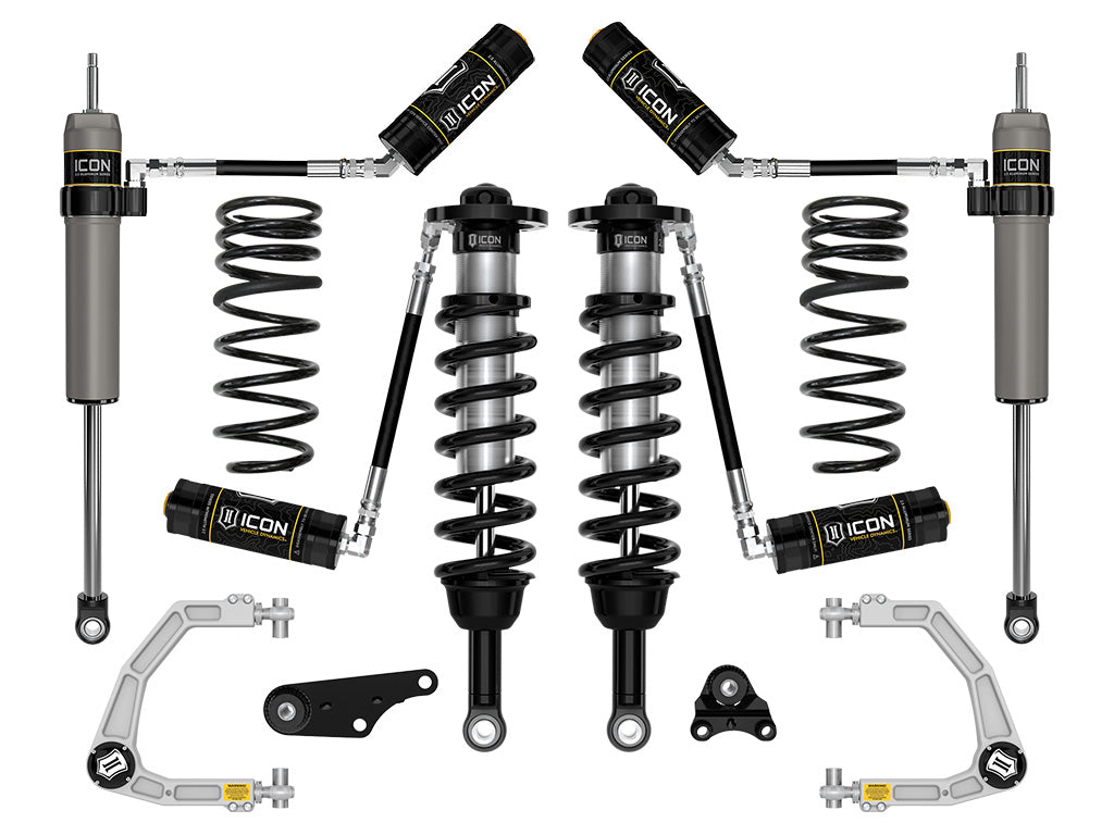 ICON 2024 Toyota Tacoma 1.25-3" Lift, Stage 4 Suspension System, Billet, Overland Rear Springs