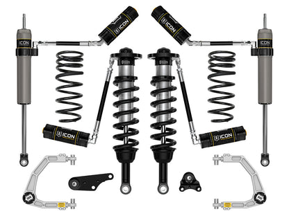 ICON 2024 Toyota Tacoma 1.25-3" Lift, Stage 4 Suspension System, Billet, Overland Rear Springs