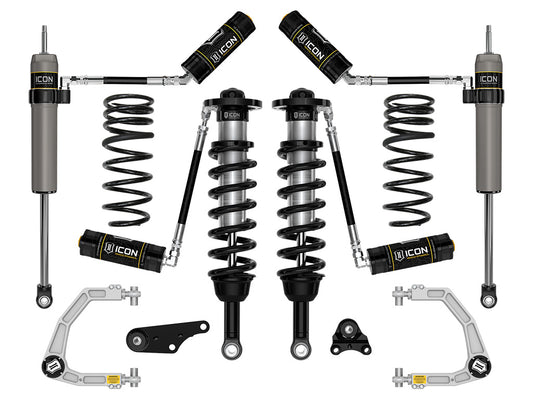 ICON 2024 Toyota Tacoma 1.25-3" Lift, Stage 4 Suspension System, Billet, Overland Rear Springs