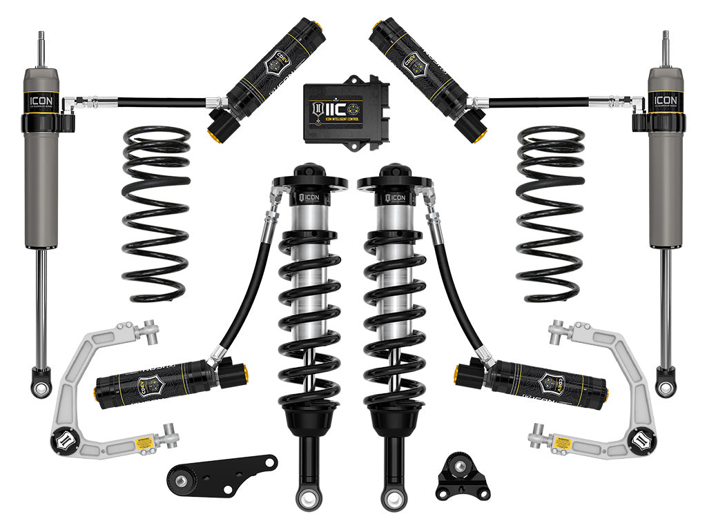 ICON 2024 Toyota Tacoma 1.25-3" Lift, Stage 6 Suspension System, Billet, Overland Rear Springs