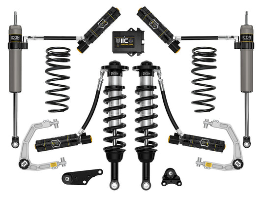 ICON 2024 Toyota Tacoma 1.25-3" Lift, Stage 6 Suspension System, Billet, Overland Rear Springs