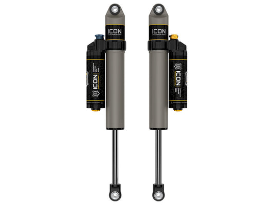 ICON 2021-2024 Ford F-150 4WD/F-150 Tremor, 0-2" Lift, Rear, V.S. 2.5 Aluminum Series Shock Absorbers, Piggyback Reservoir w/ CDXS, Pair